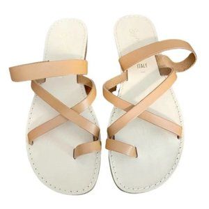 NEW SEYCHELLES So Precious Flat Sandals in Cognac size 9.5